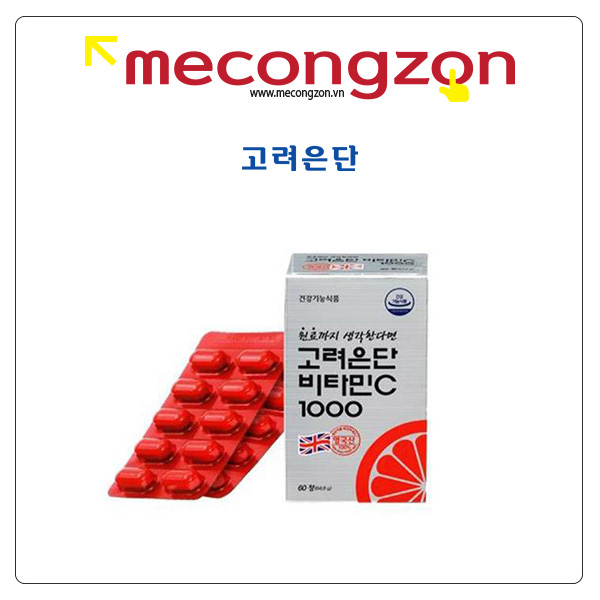 Korea Eundan Vitamin C 1000 ( 1.080mg x 60 viên)